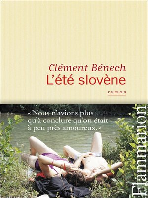 cover image of L'été slovène